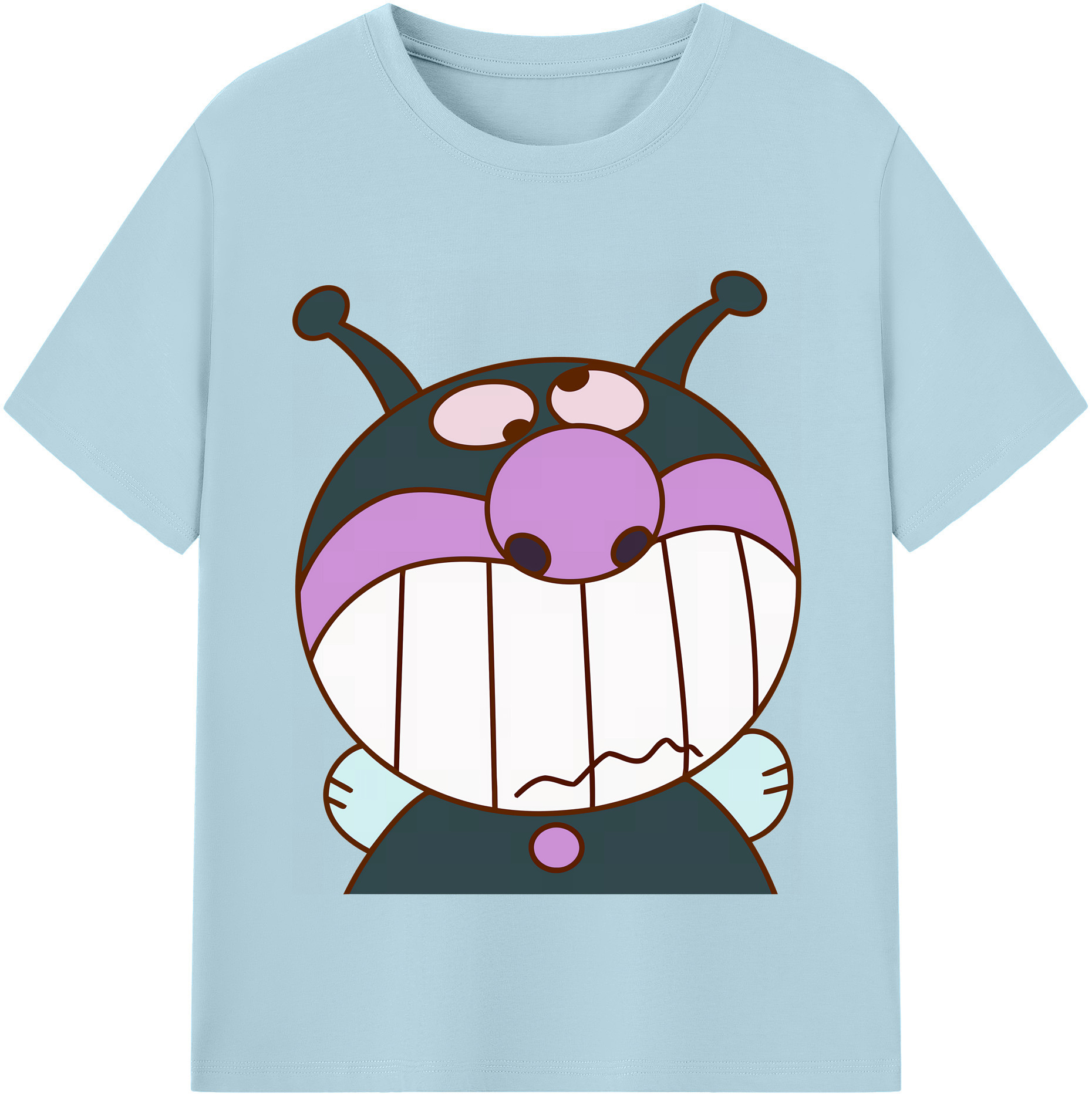 （画像用） アンパンマン Anpanman 綿100％半袖Tシャツ（フロントプリント）